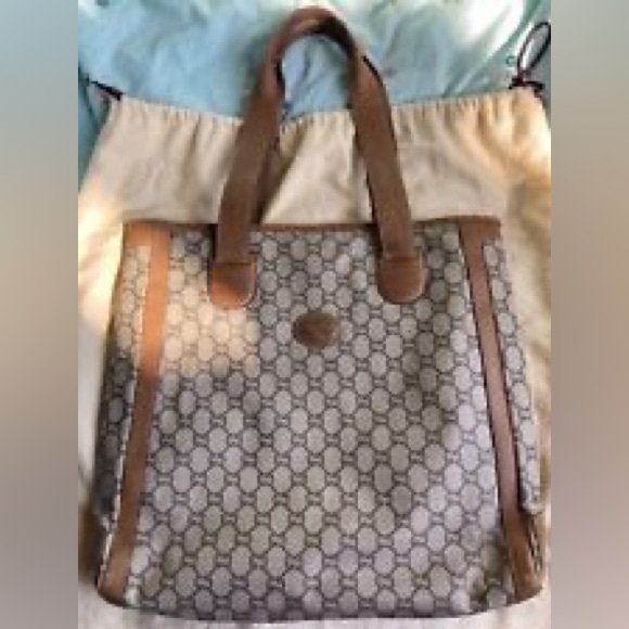 👝GUCCI👝Plus Ultra RARE Leather Vintage Tote - Picture 2 of 4